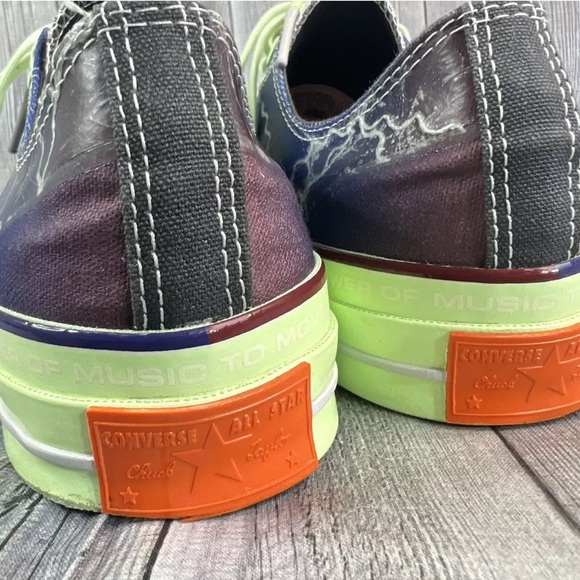 Converse Chuck 70 Low Pigalle Lightning Storm Mens 9.5 - Picture 4 of 10